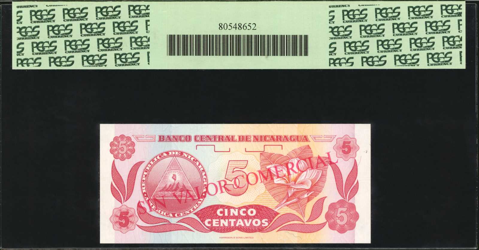 image for: Nicaragua  5 centavos(B462bs)