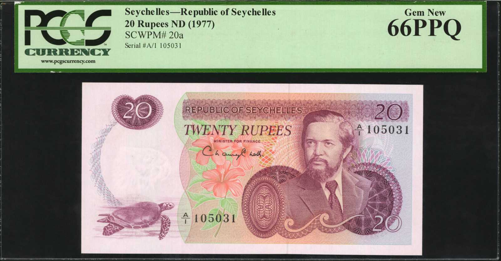 image for: Seychelles  20 rupees (B202ap)