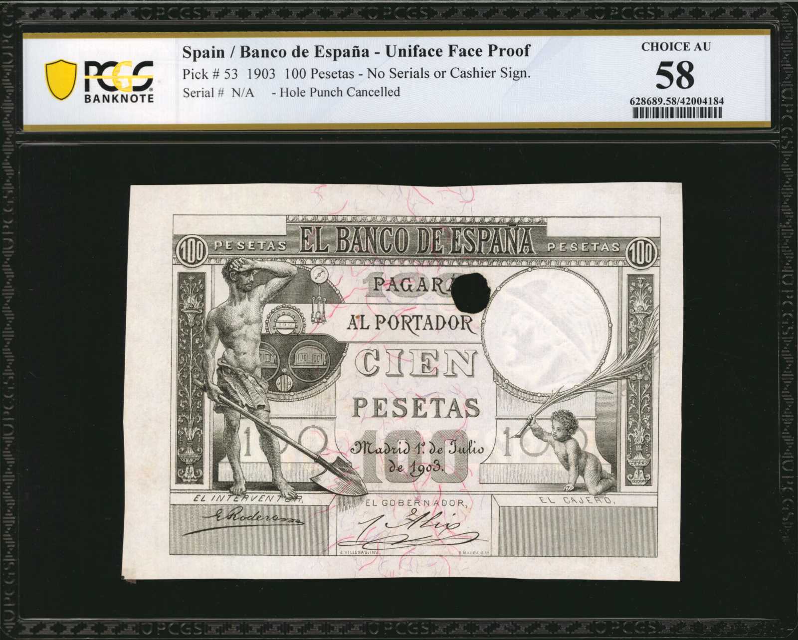 image for: Spain  100 pesetas(B493b)