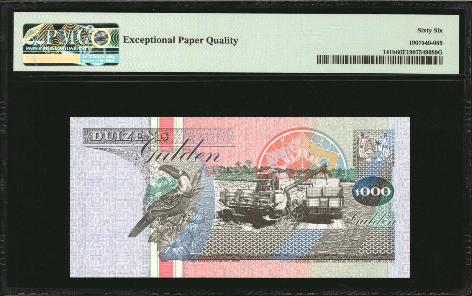 image for: Suriname  5,000 gulden (guilders)(B529a)