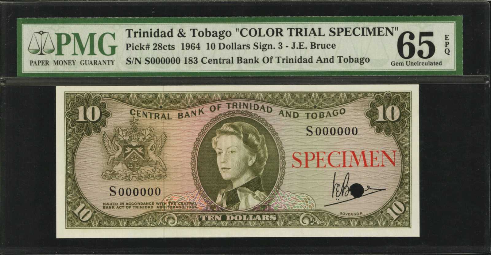 image for: Trinidad and Tobago  10 dollars (B203at)