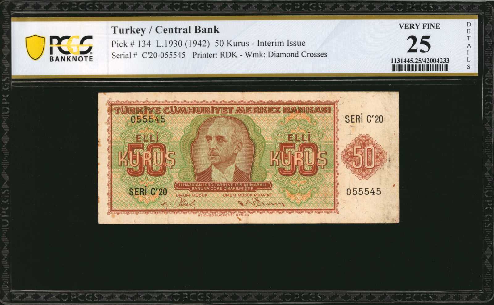 image for: Turkey  50 kuru? (B221a)