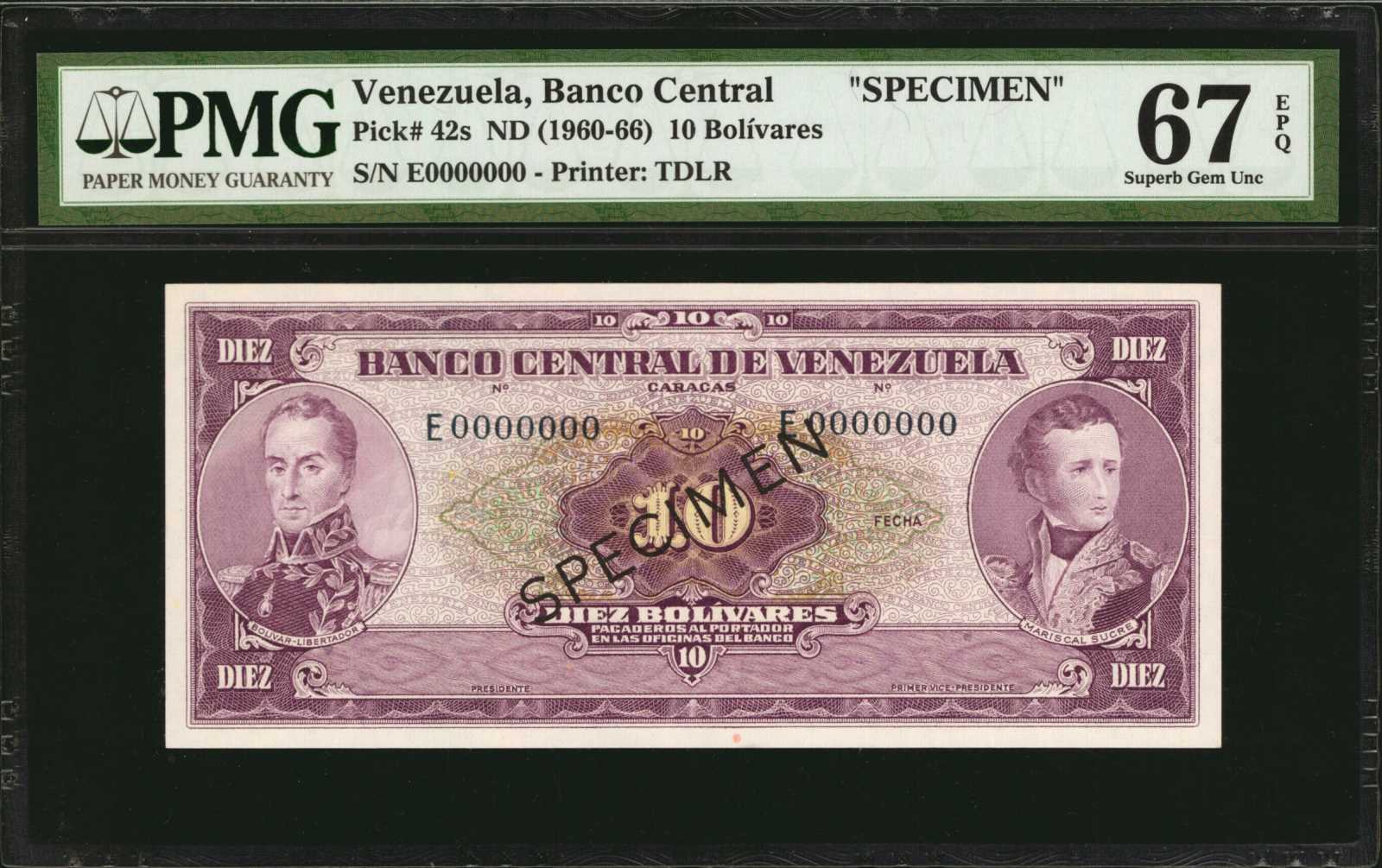 image for: Venezuela  10 bol?vares(B312as1)