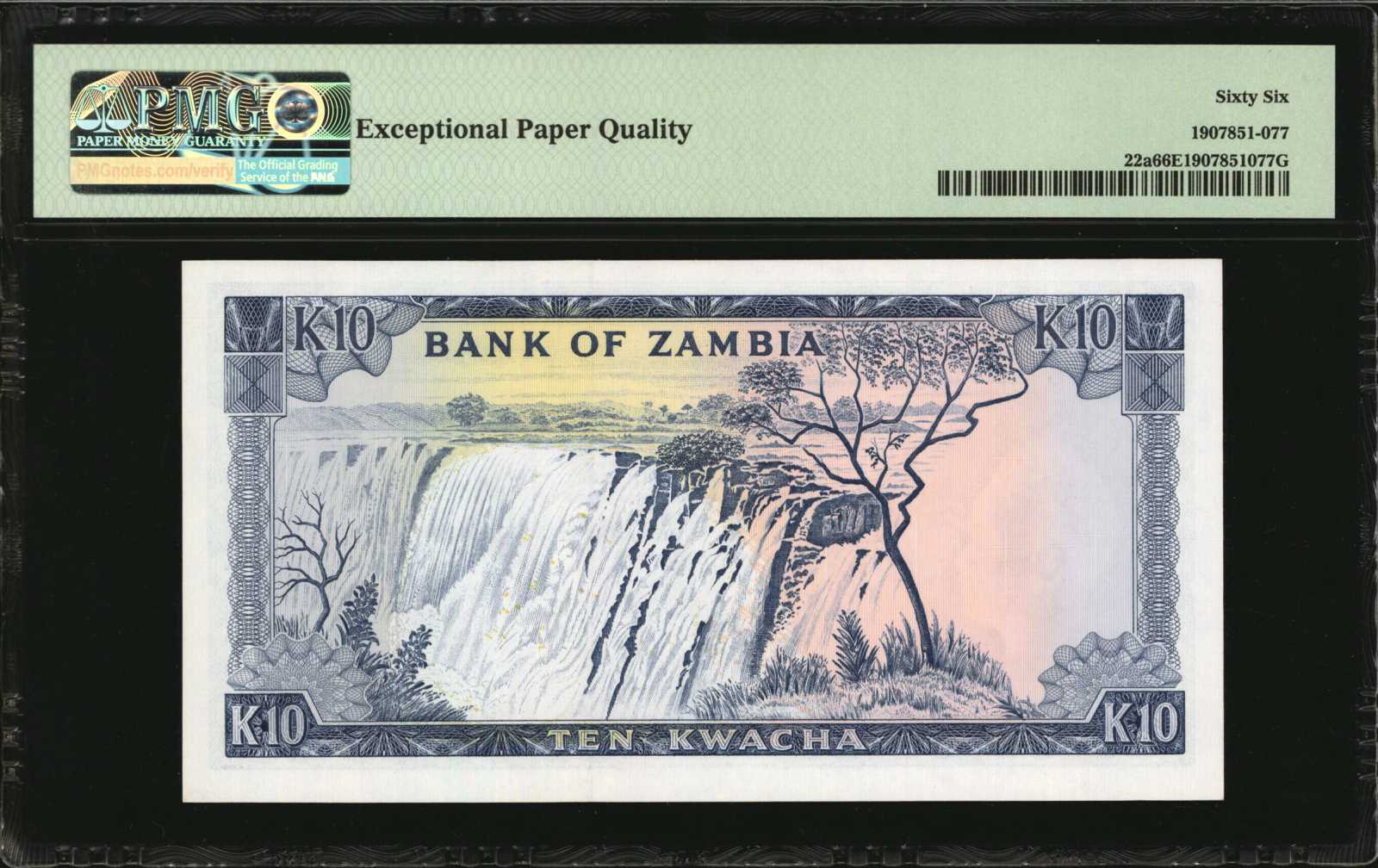 image for: Zambia  10 kwacha (B122az)