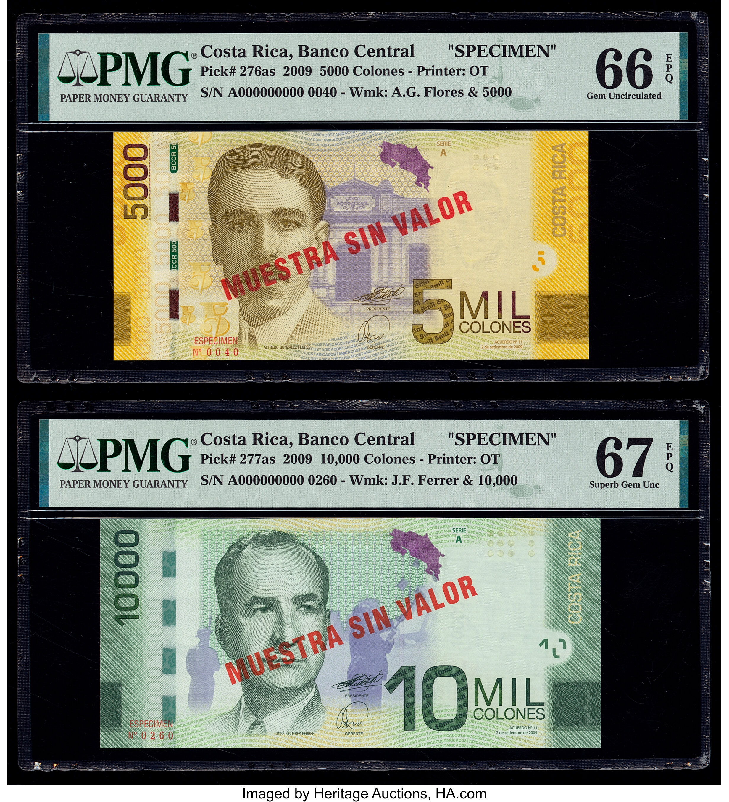 image for: Costa Rica  5,000 colones (B560b)