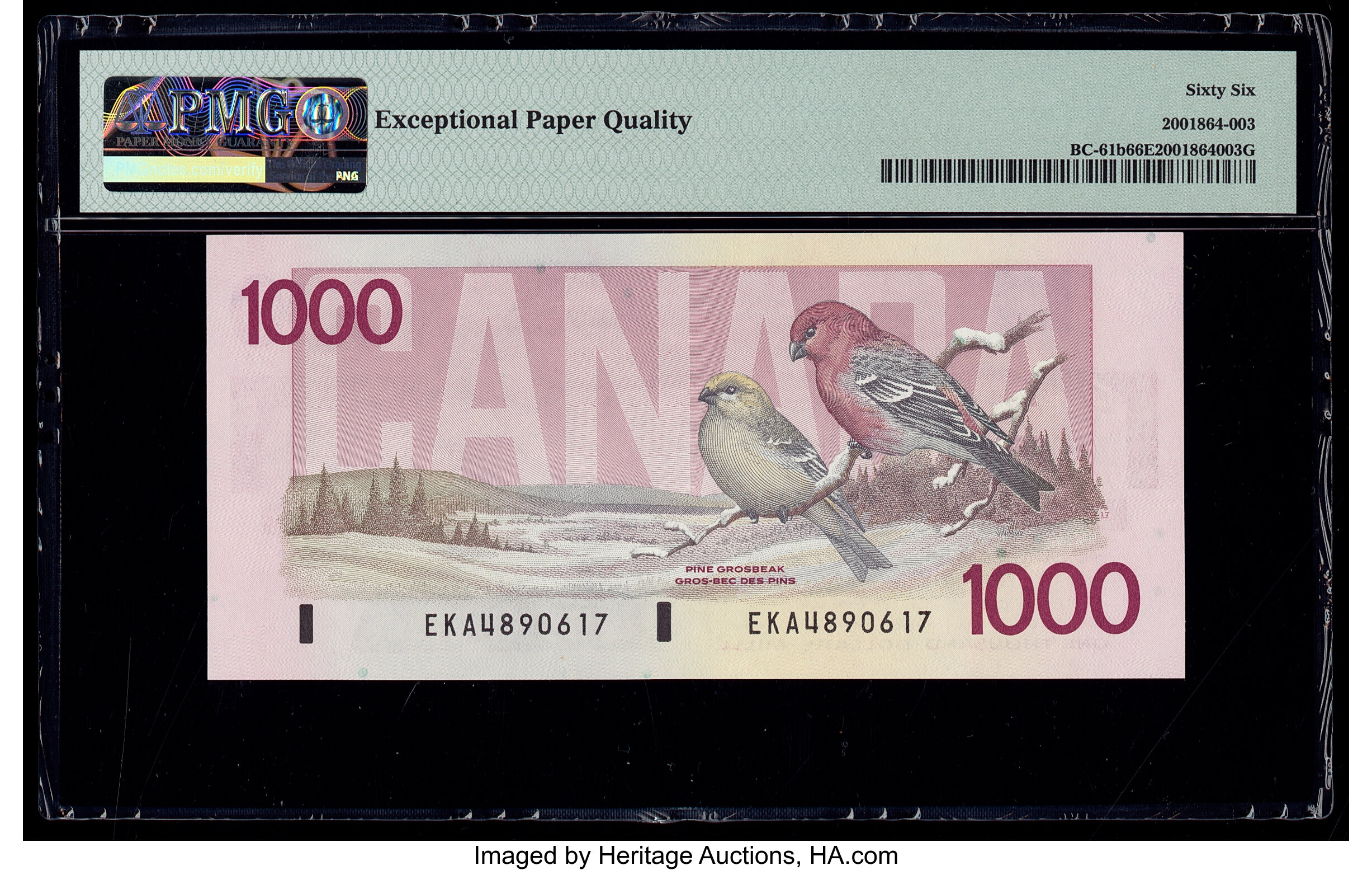 image for: Canada  1,000 dollars (B363a)
