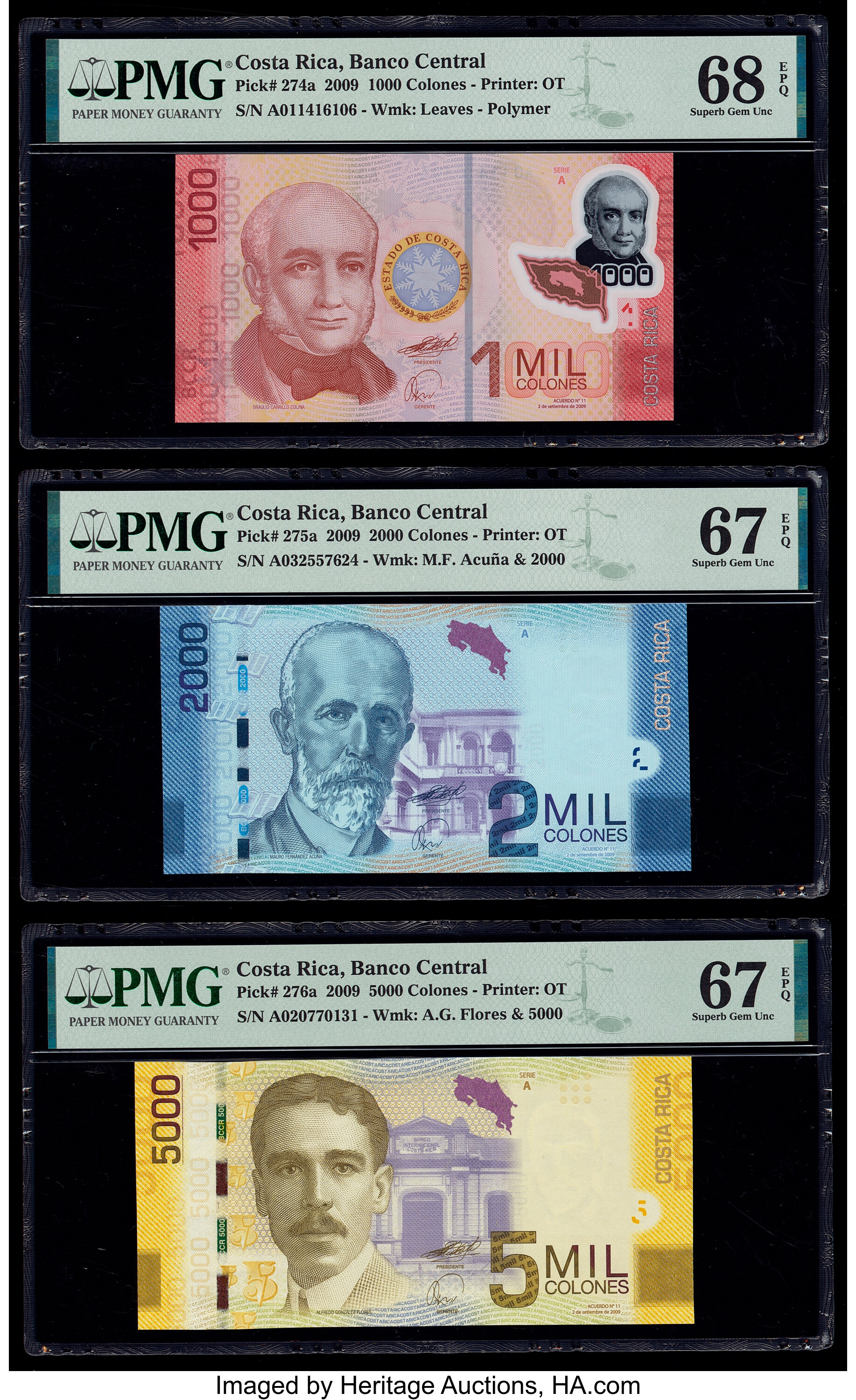 image for: Costa Rica  5,000 colones (B560a)