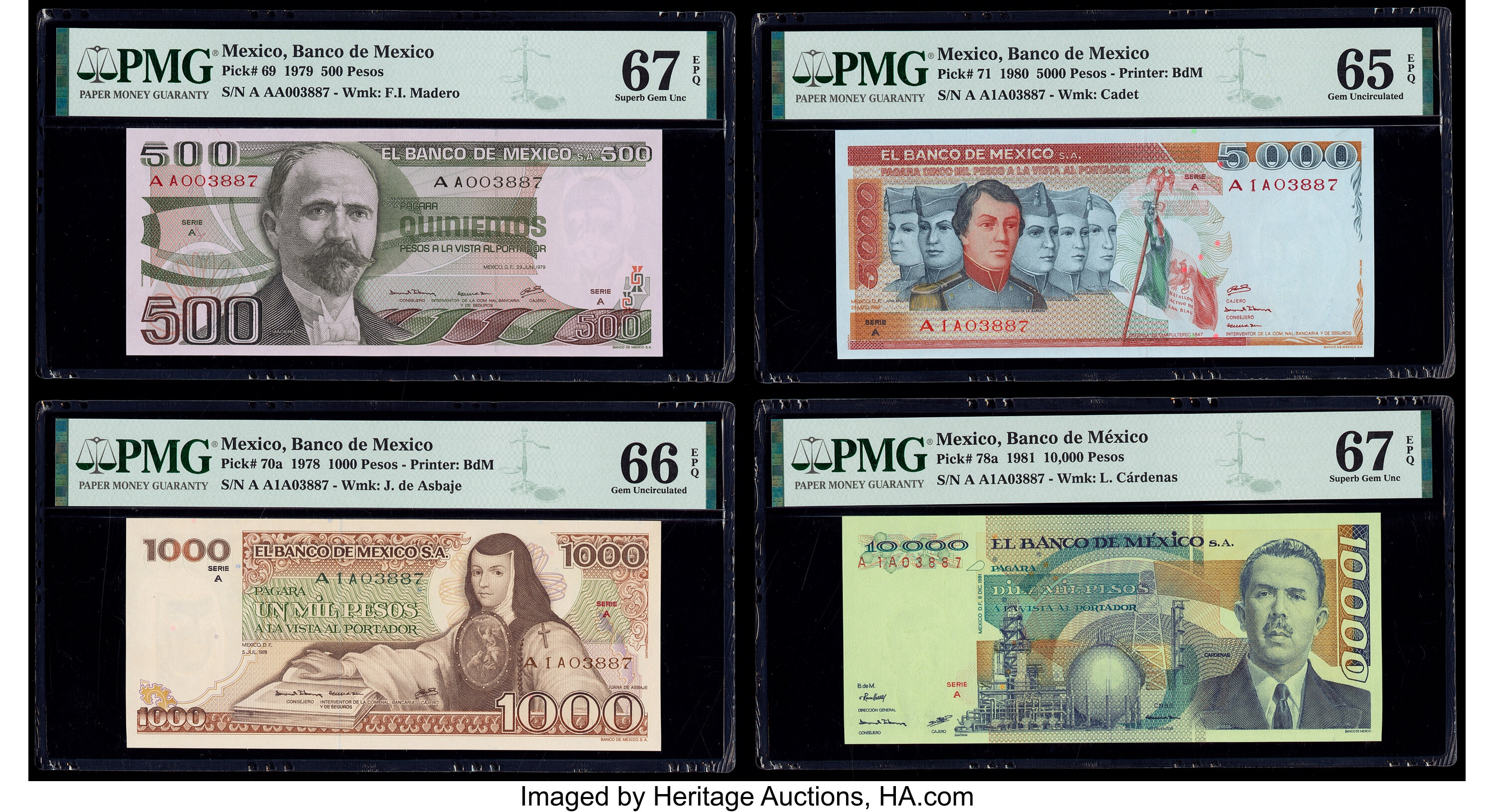 image for: Mexico  10,000 pesos(B666c)