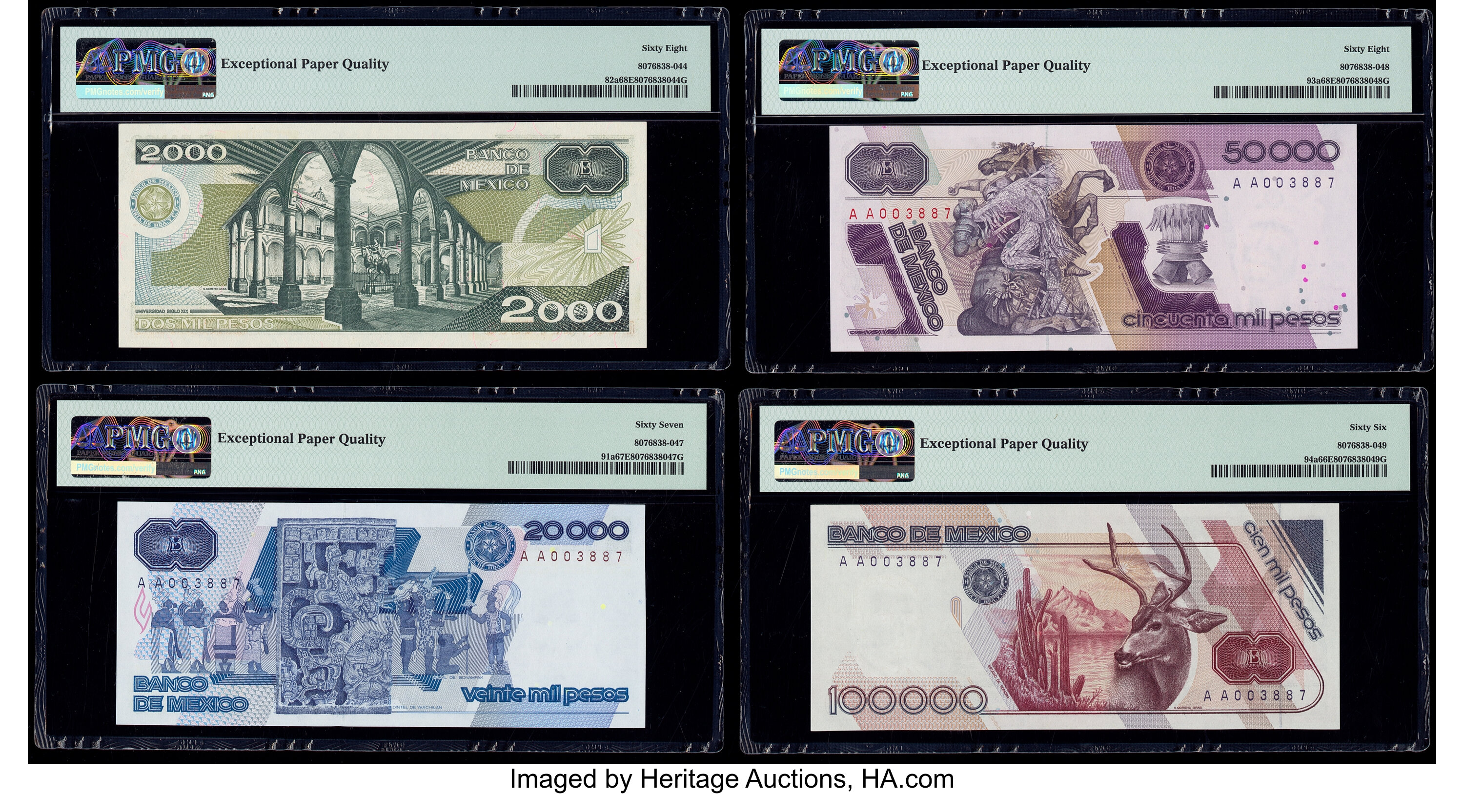 image for: Mexico  100,000 pesos(B673a)