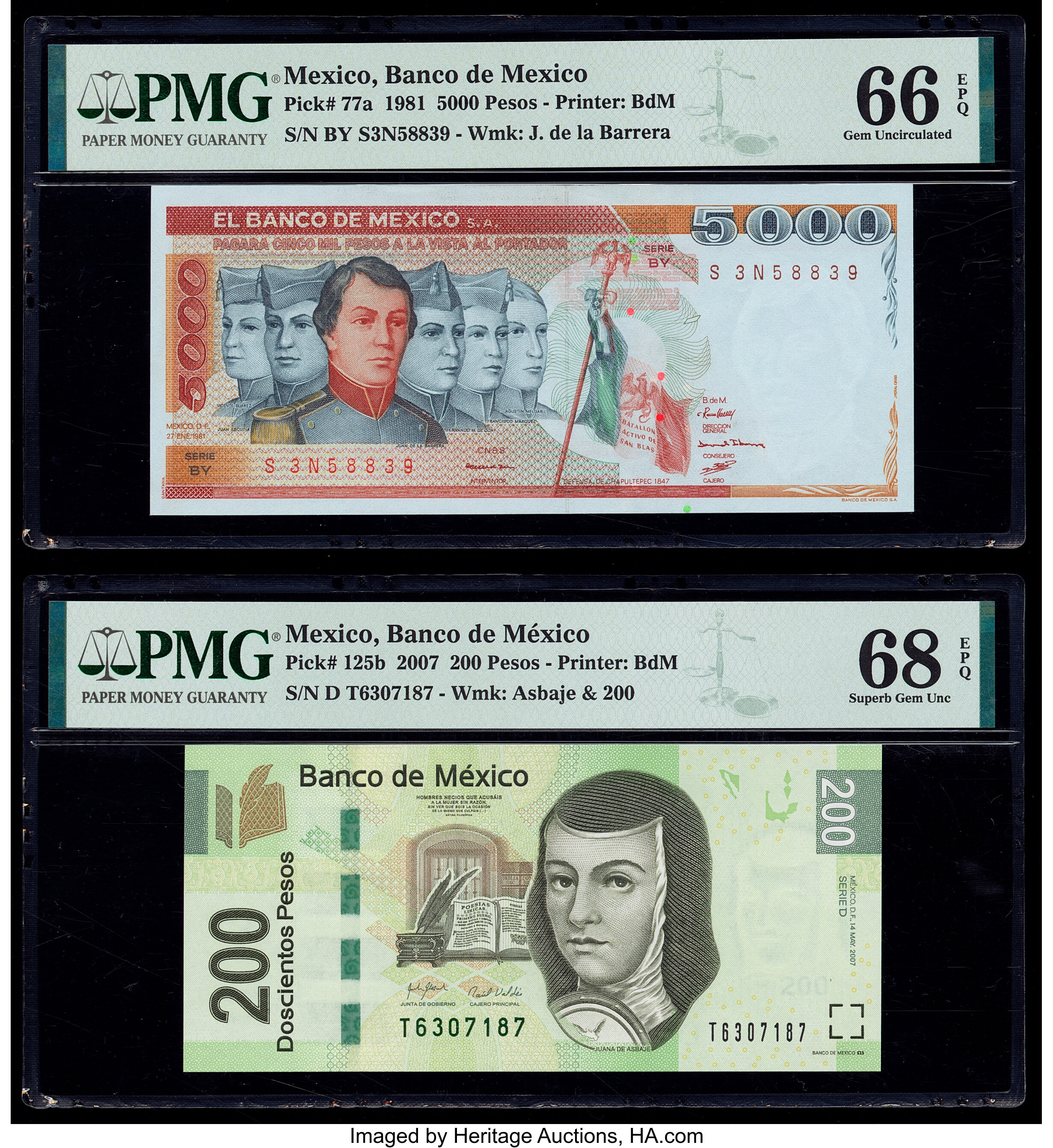image for: Mexico  5,000 pesos(B662b)