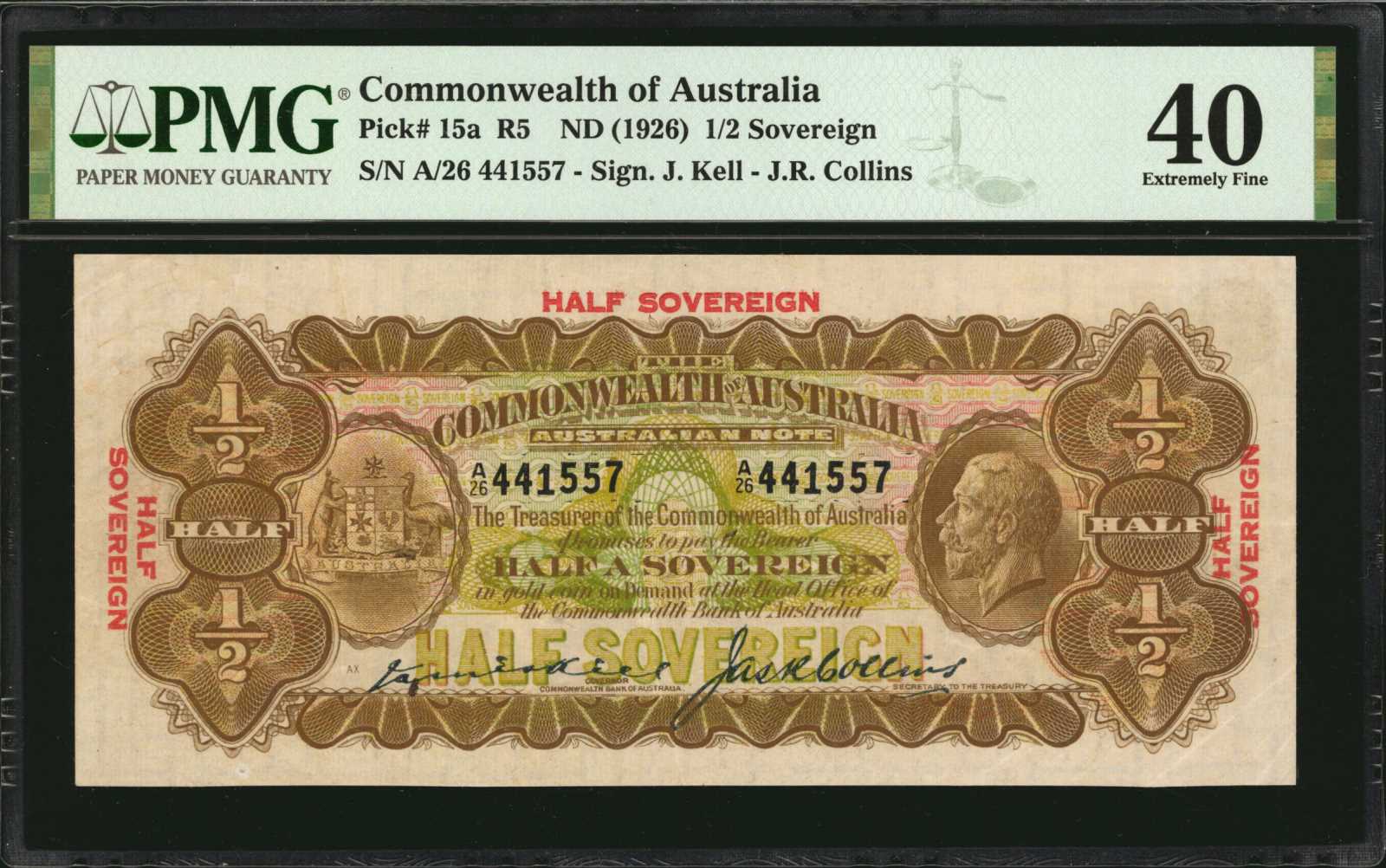 image for: Australia  1/2 sovereign(B120a)