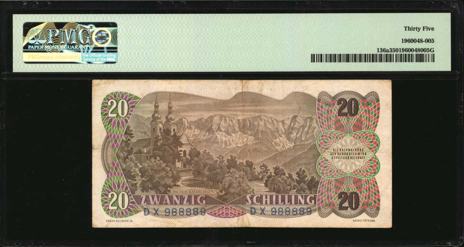 image for: Austria  20 schilling (B240a)