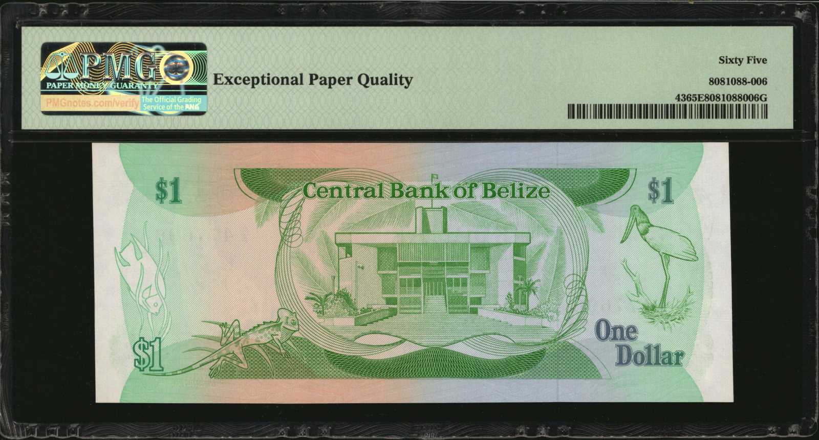 image for: Belize  2 dollars (B310as1)