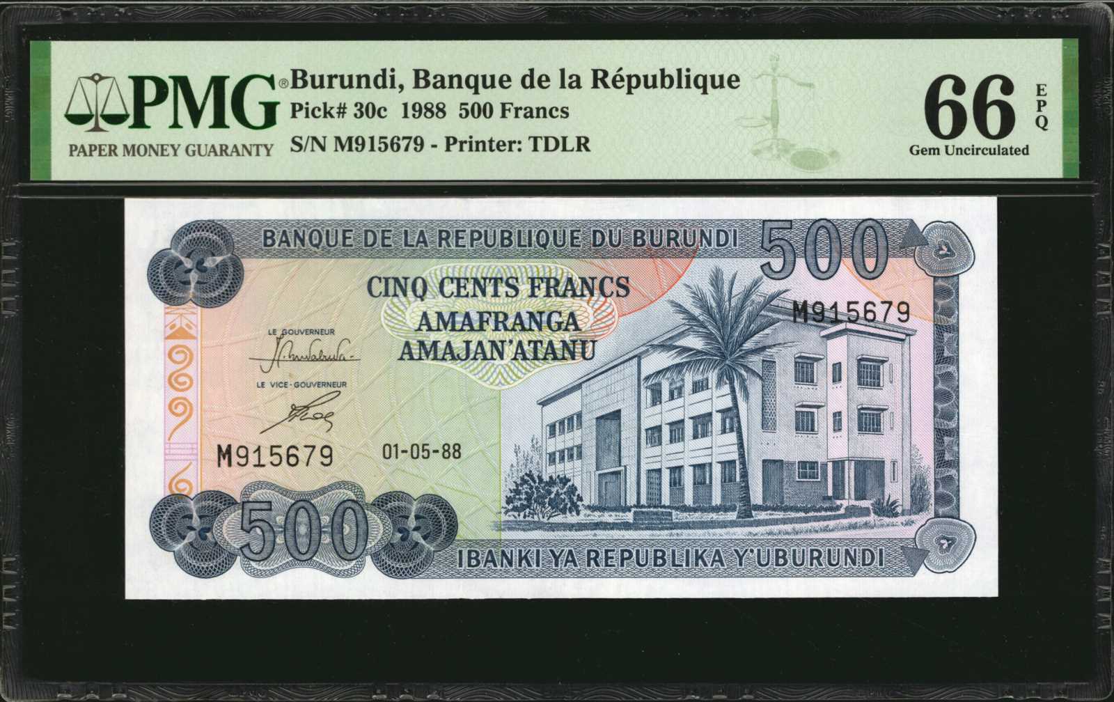 image for: Burundi  1,000 francs (B220l)
