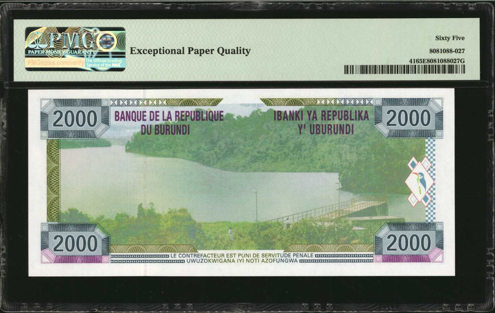 image for: Burundi  10 francs (B214c)