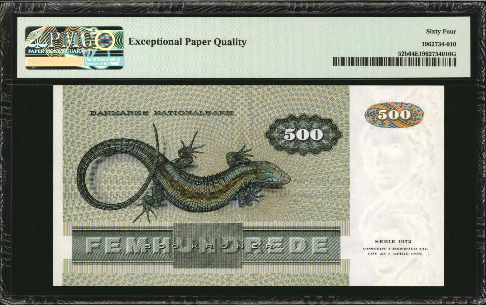 image for: Denmark  500 kroner (B923a)