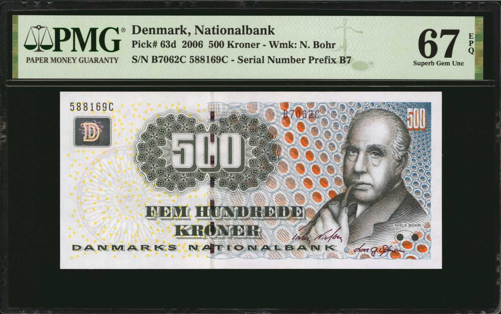 image for: Denmark  500 kroner (B933a)