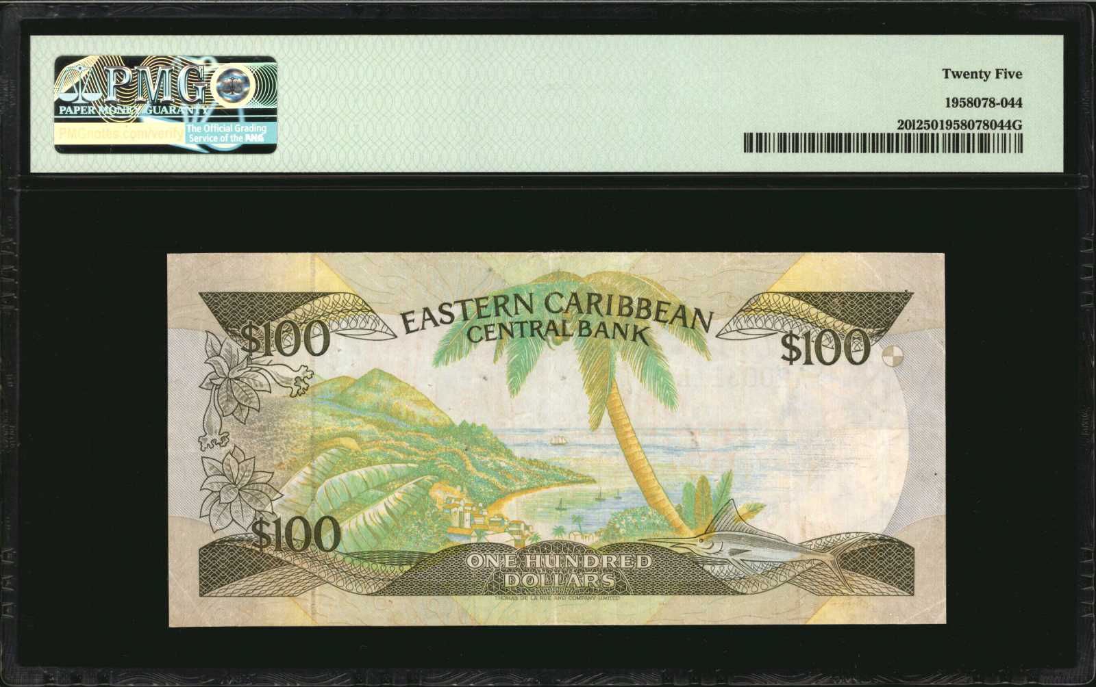 image for: East Caribbean States  100 dollars (B204a)