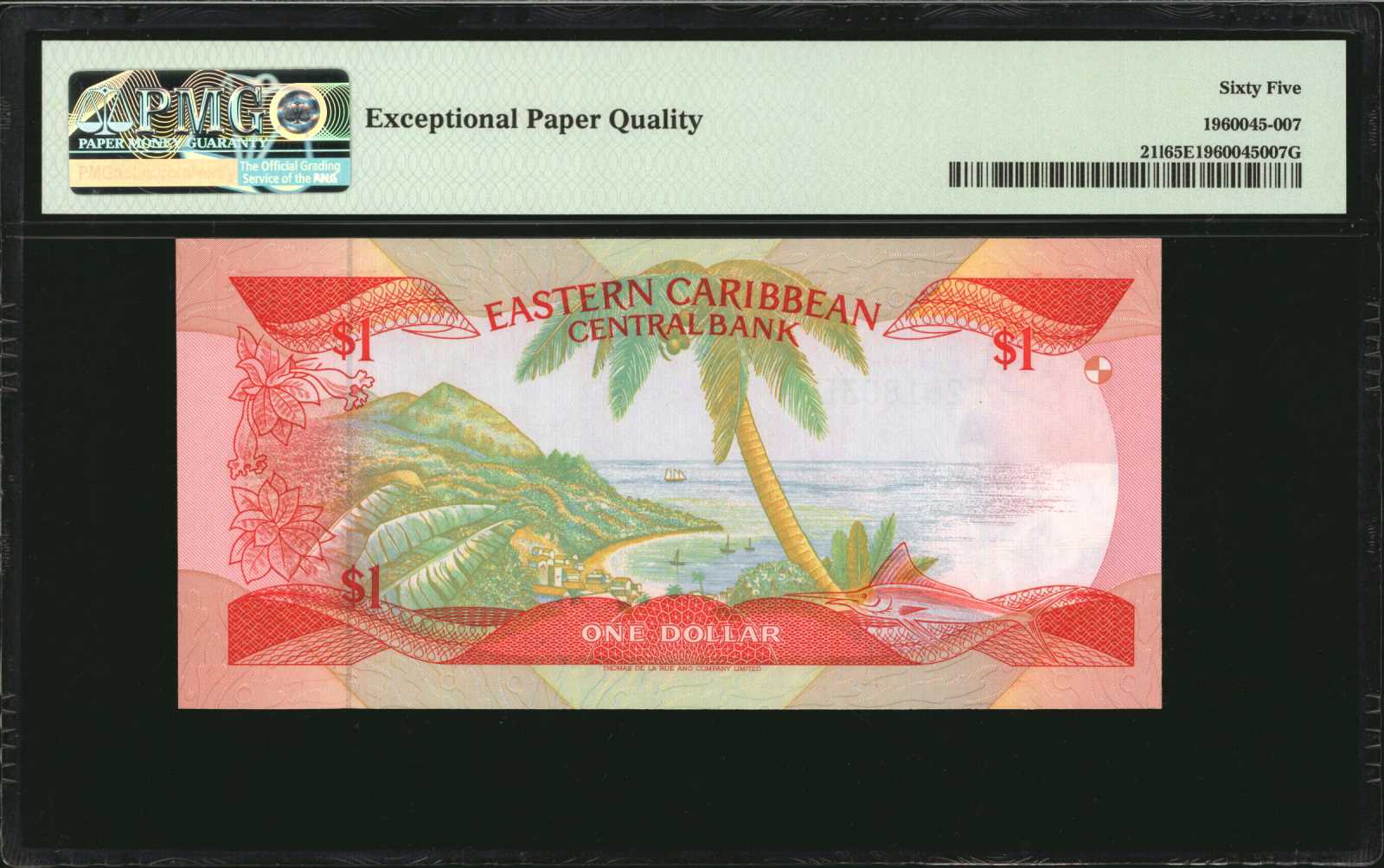 image for: East Caribbean States  1 dollar (B205k1)