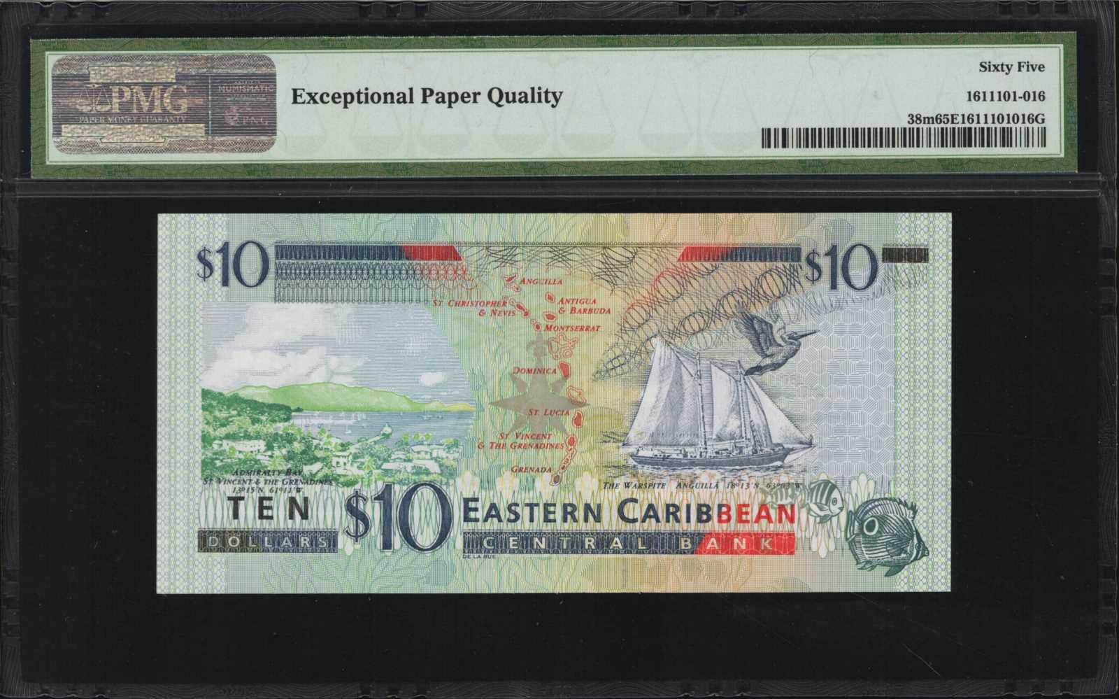 image for: East Caribbean States  10 dollars (B222l)