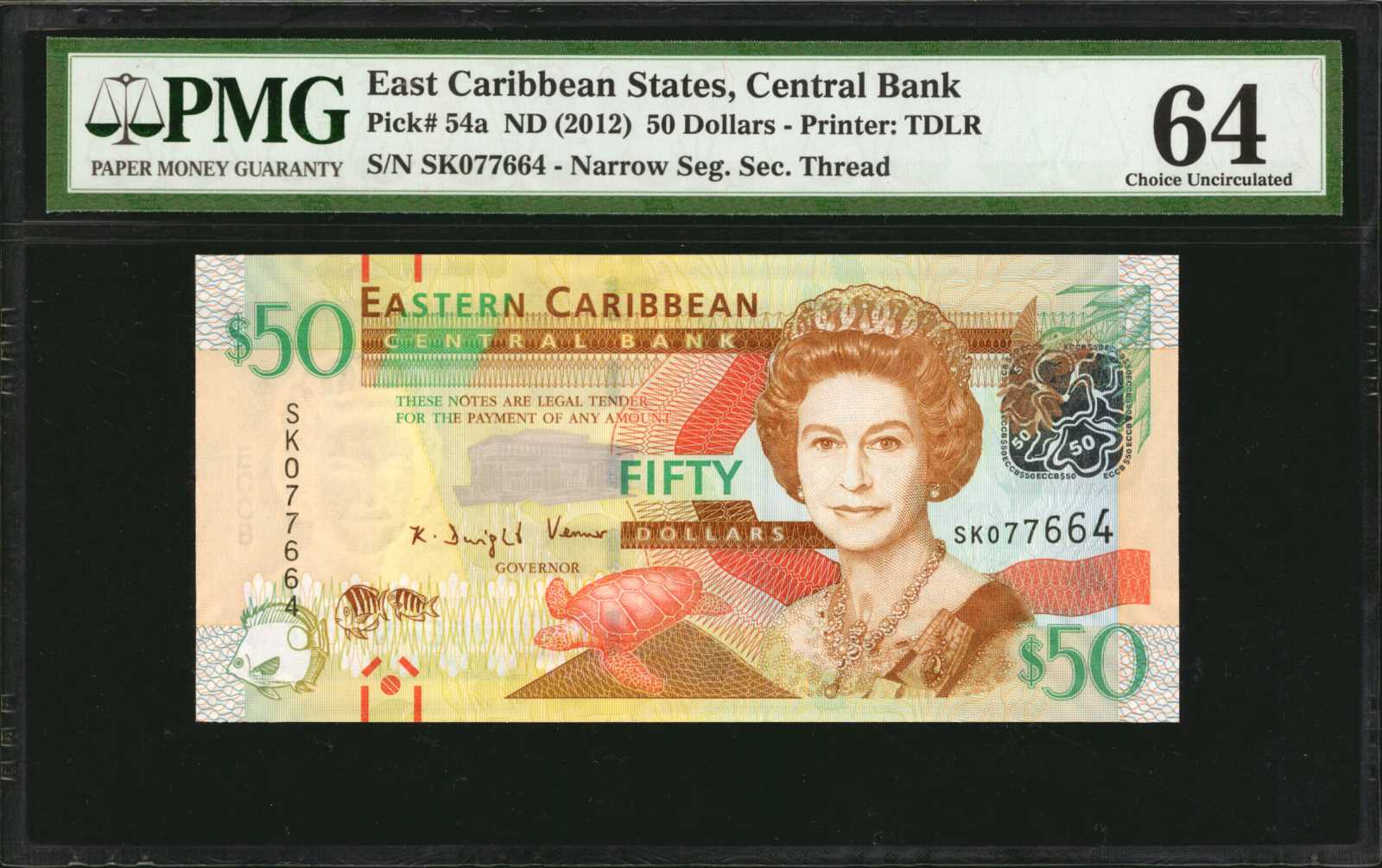 image for: East Caribbean States  50 dollars (B238a)