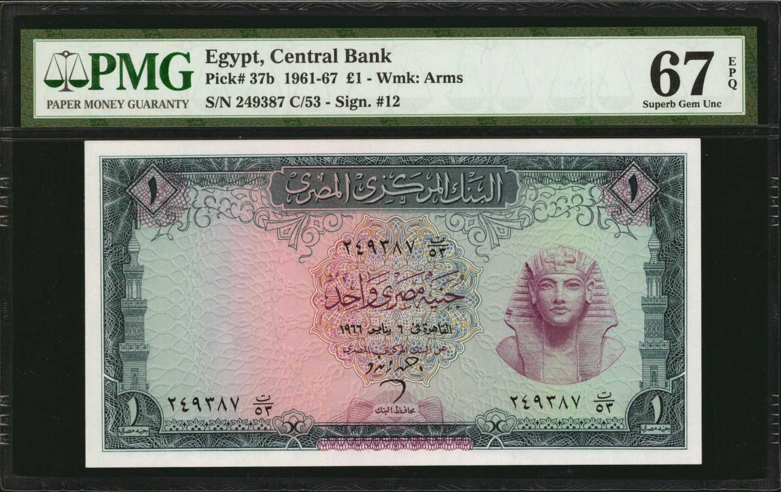 image for: Egypt  1 Egyptian pound (B303bt)
