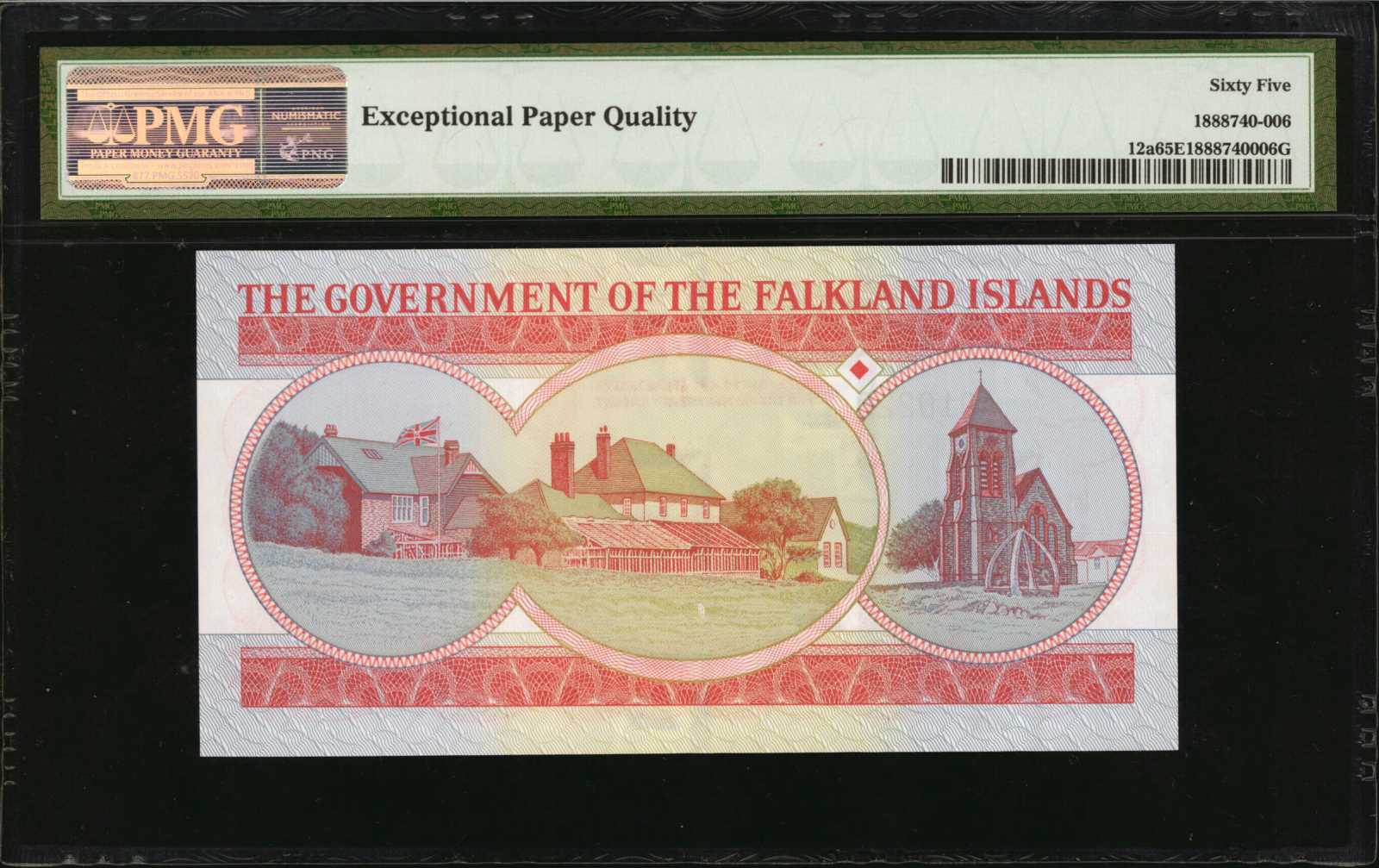 image for: Falkland Islands  5 pounds (B217as)