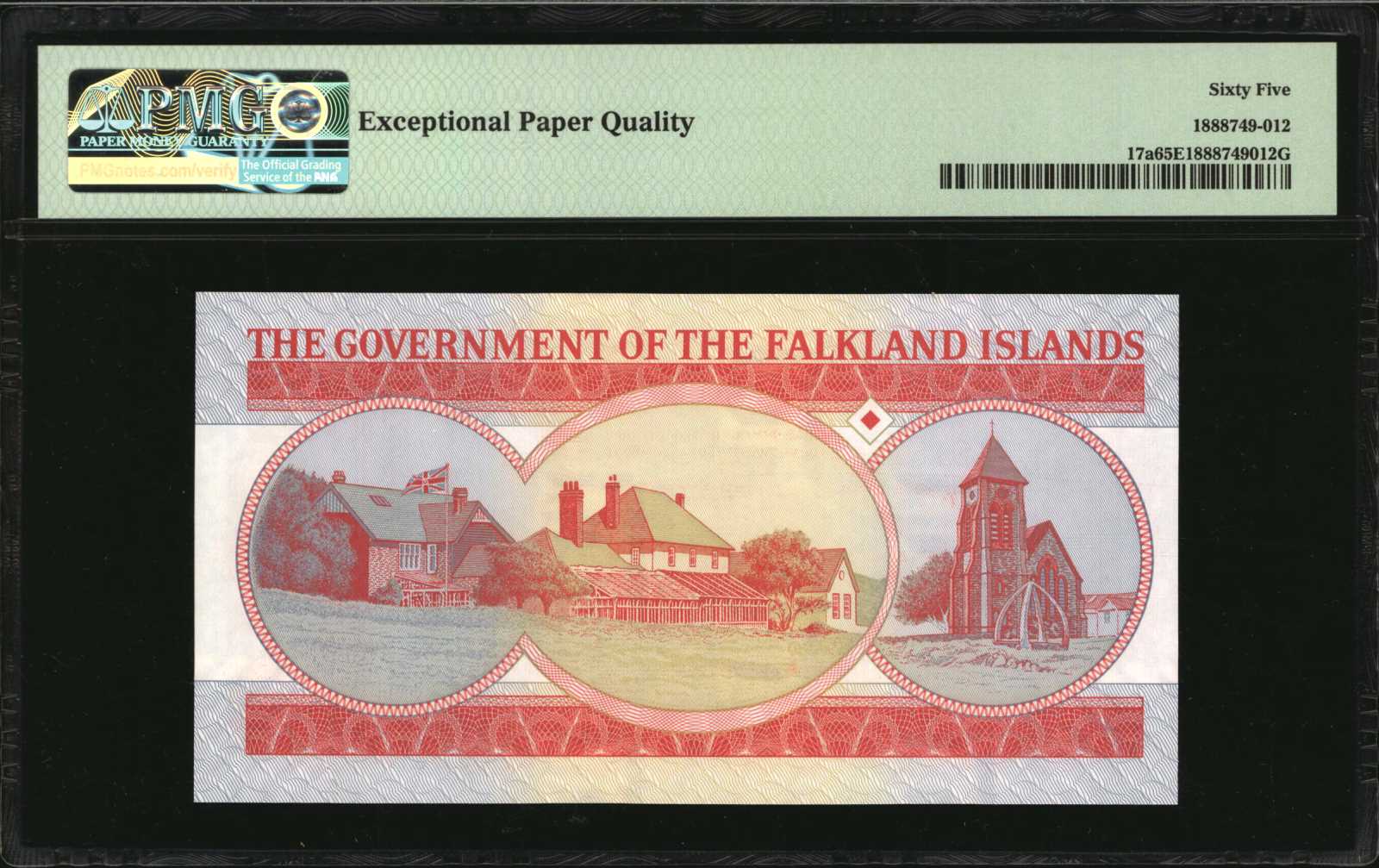 image for: Falkland Islands  5 pounds (B219a)