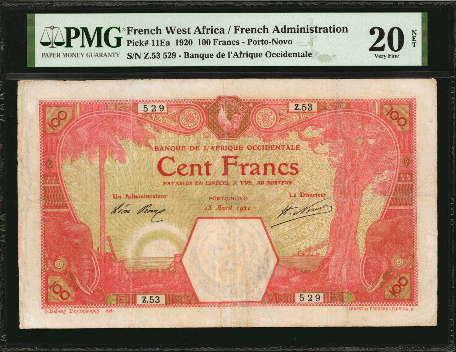 image for: French West Africa  100 francs (B104Pb)