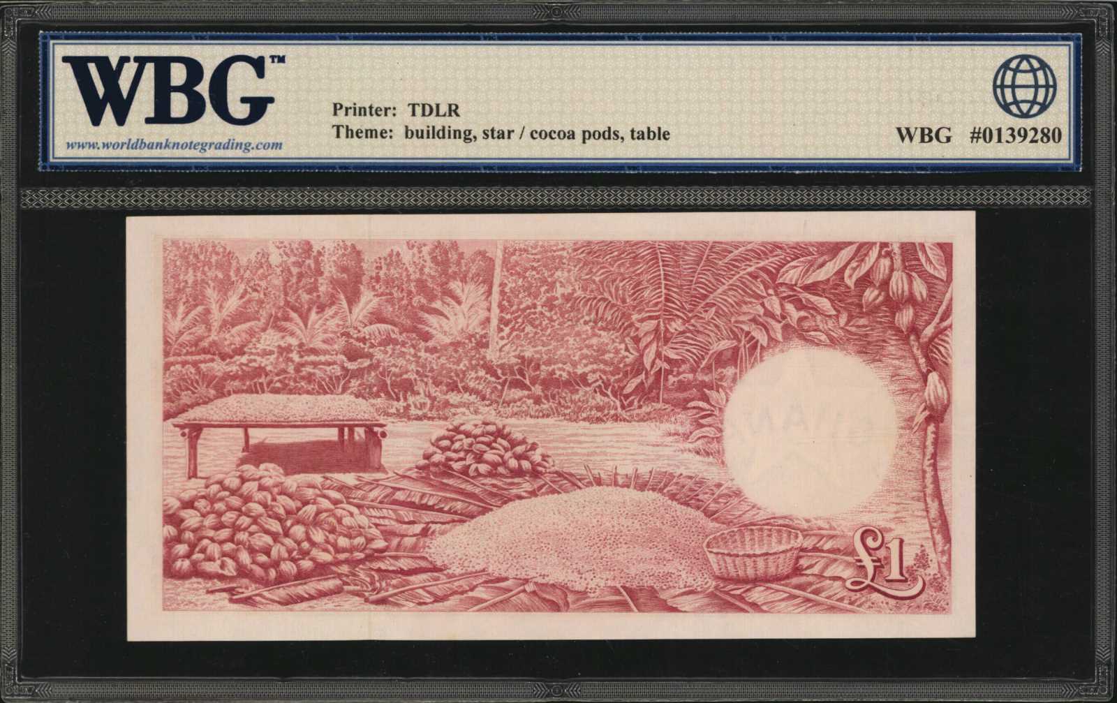 image for: Ghana  1 pound (B102ds)