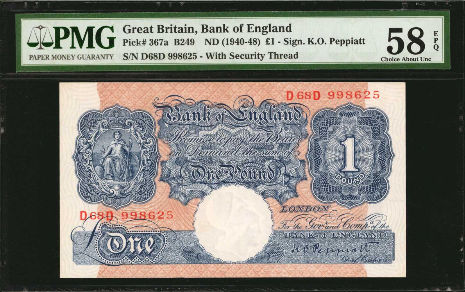 image for: United Kingdom  1 pound (B176b)