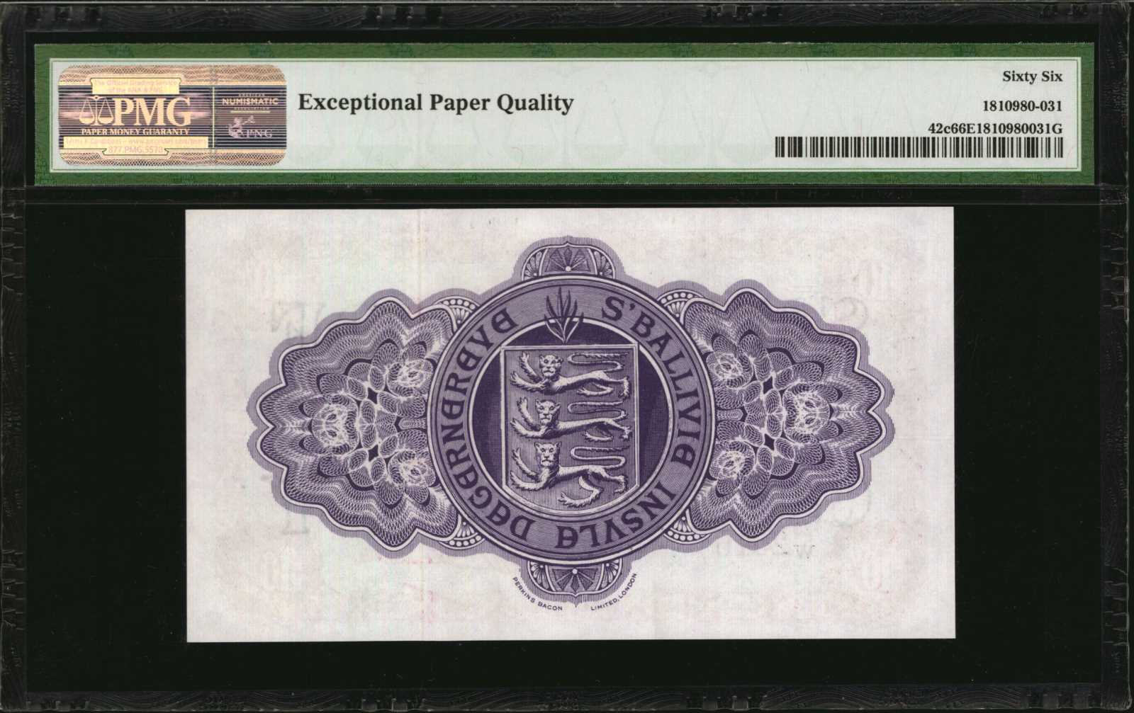 image for: Guernsey  10 shillings(B147k)