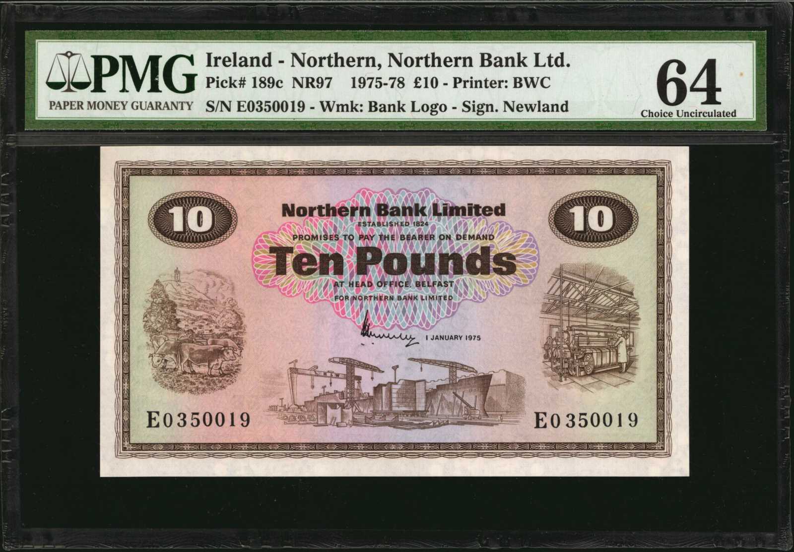 image for: Northern Ireland  10 pounds (B418k)
