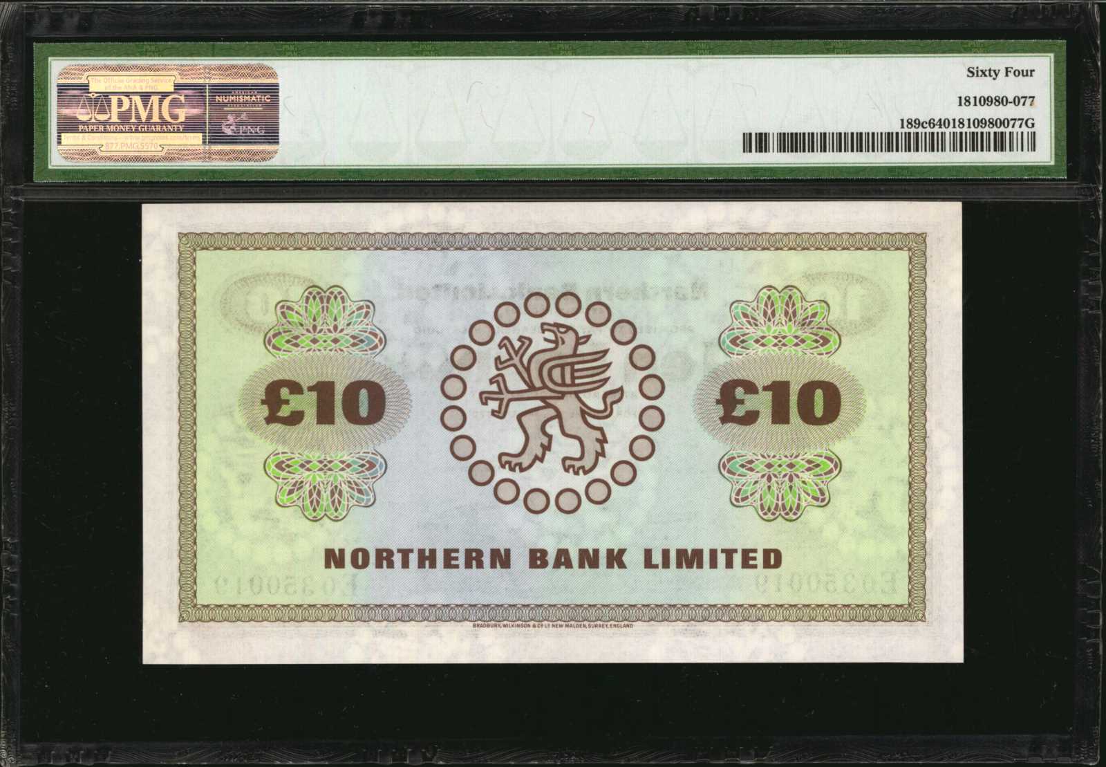 image for: Northern Ireland  10 pounds (B418j)