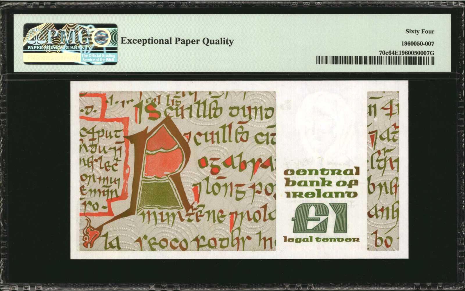 image for: Ireland, Republic of  1 pound (B215cs)