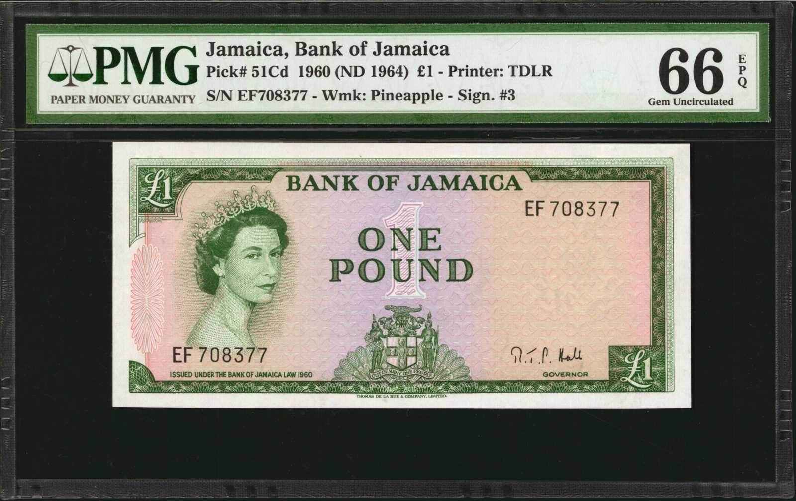 image for: Jamaica  5 shillings (B204b)