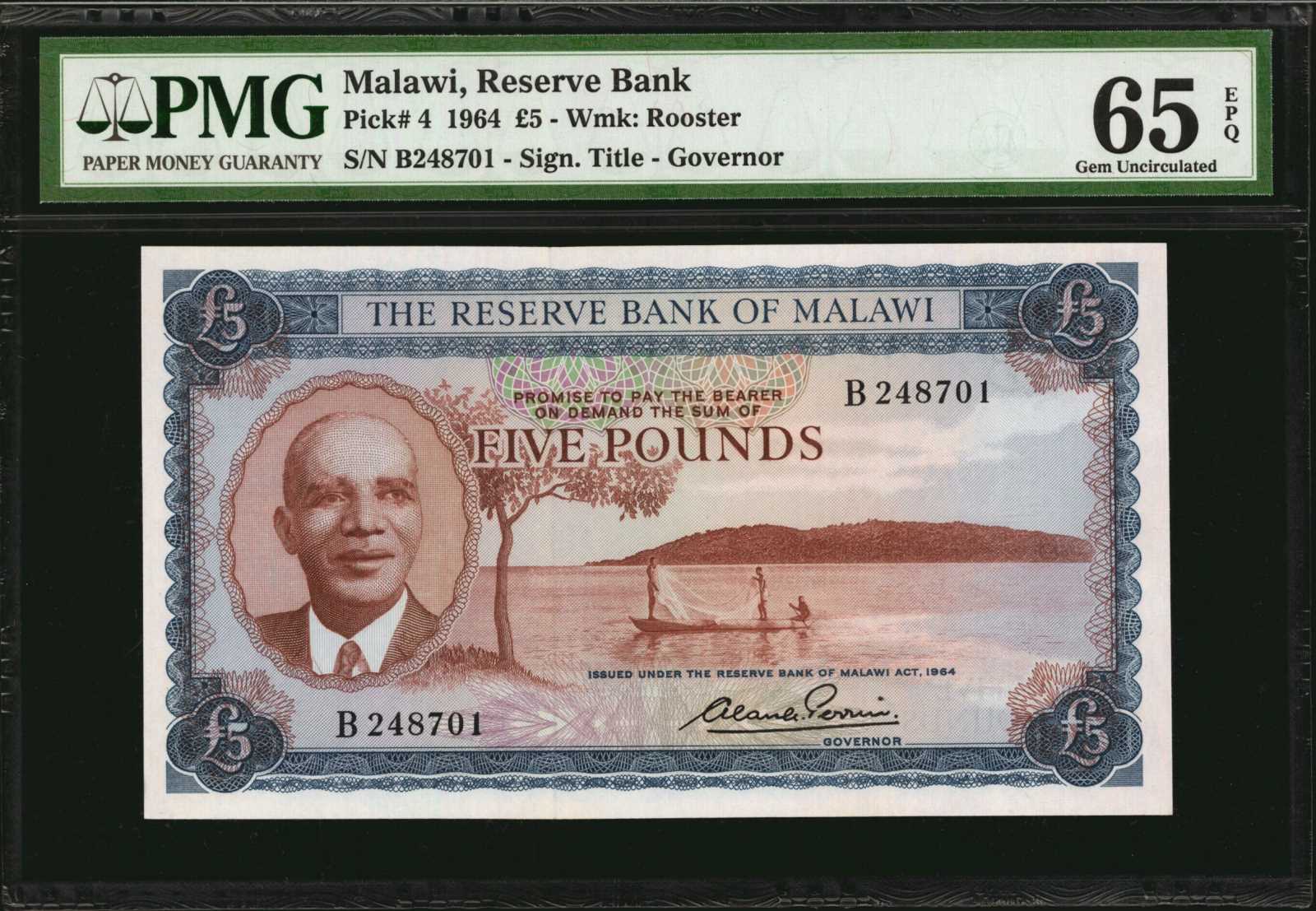 image for: Malawi  5 pounds(B104at)