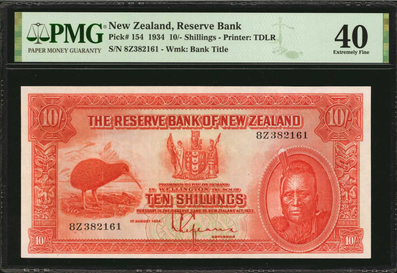 image for: New Zealand  10 shillings (B101as)