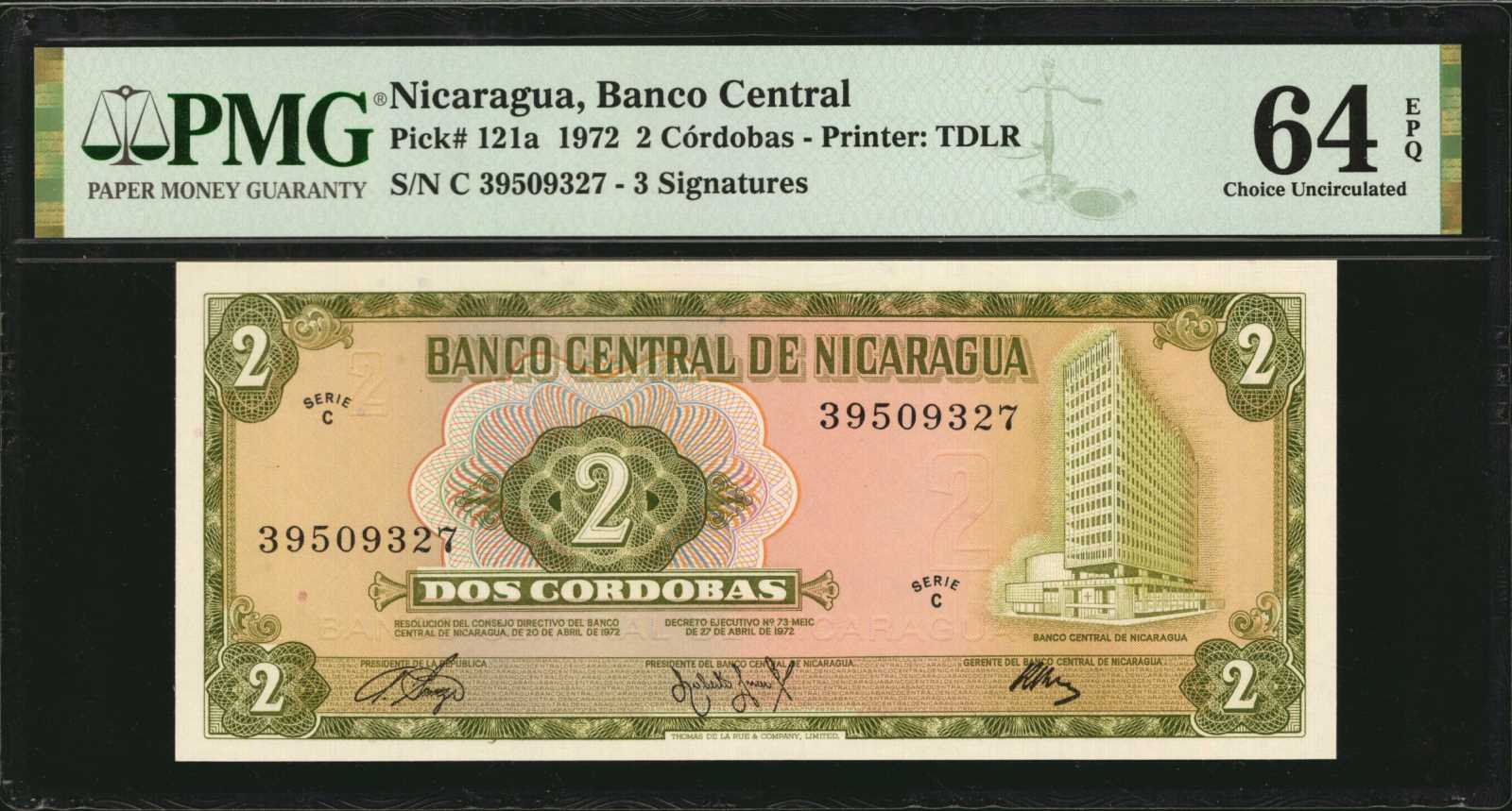 image for: Nicaragua  2 c?rdobas(B415as)