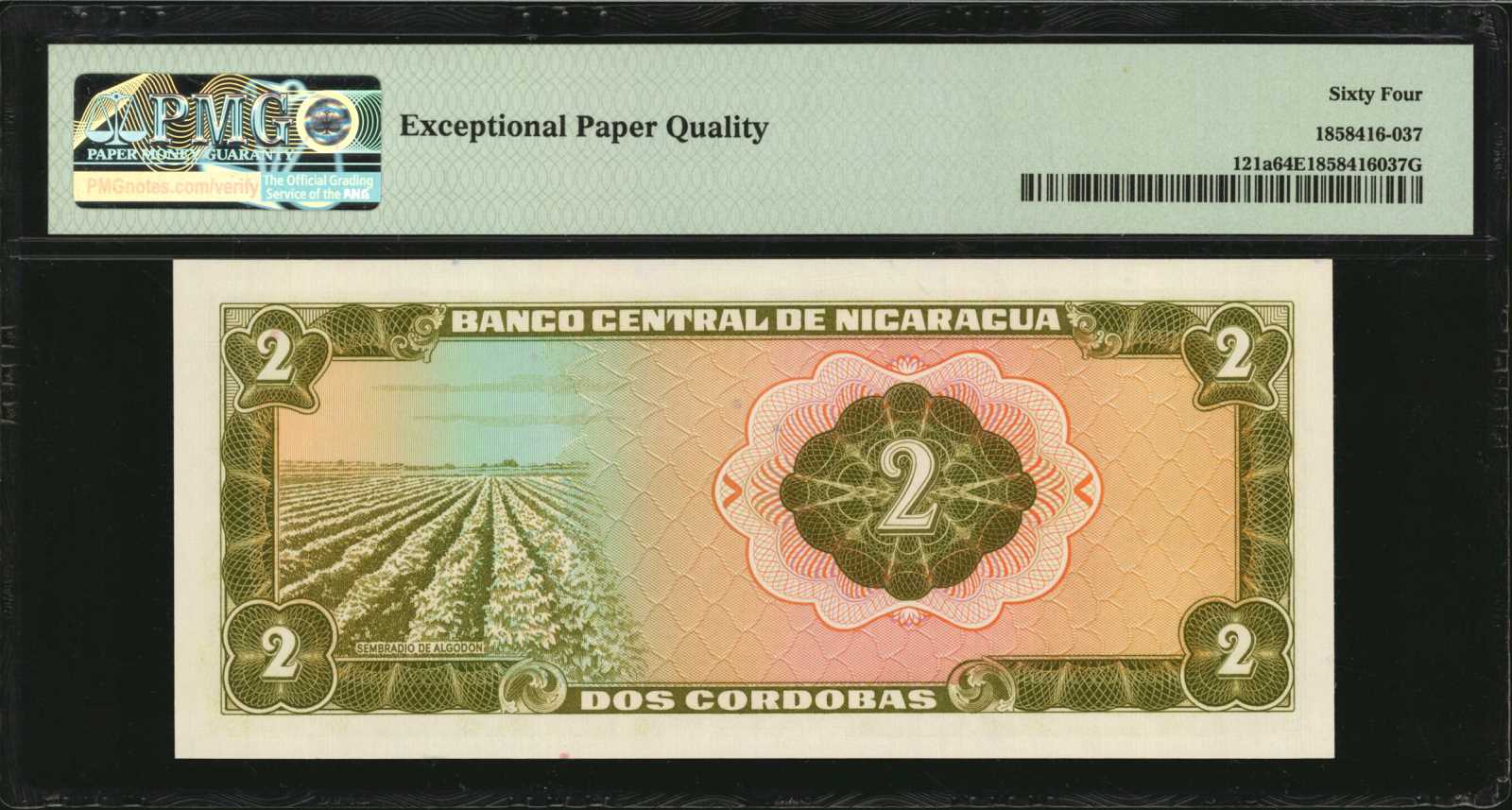 image for: Nicaragua  2 c?rdobas(B415as)