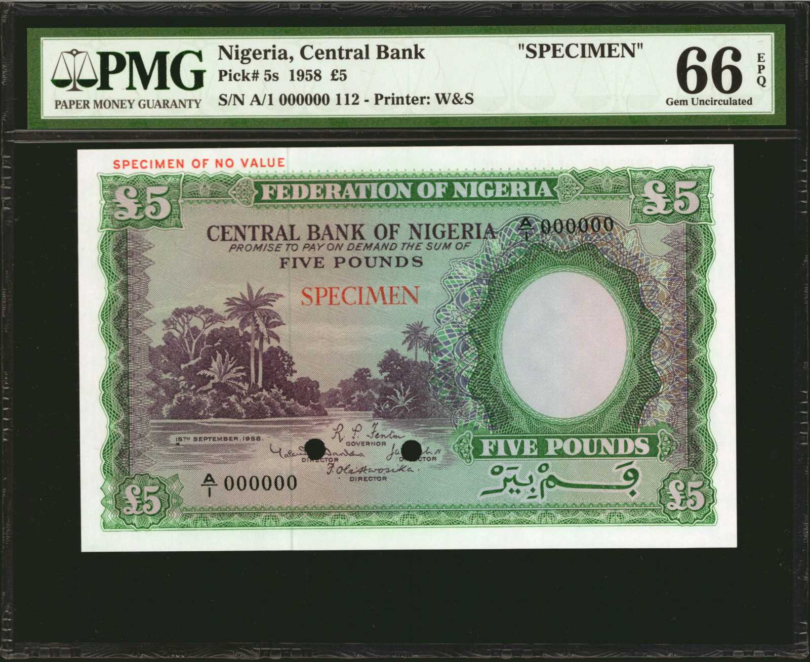 image for: Nigeria  5 pounds (B204as6)