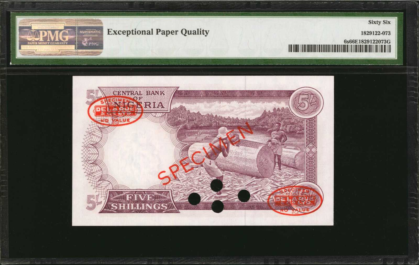 image for: Nigeria  5 shillings (B205as3)