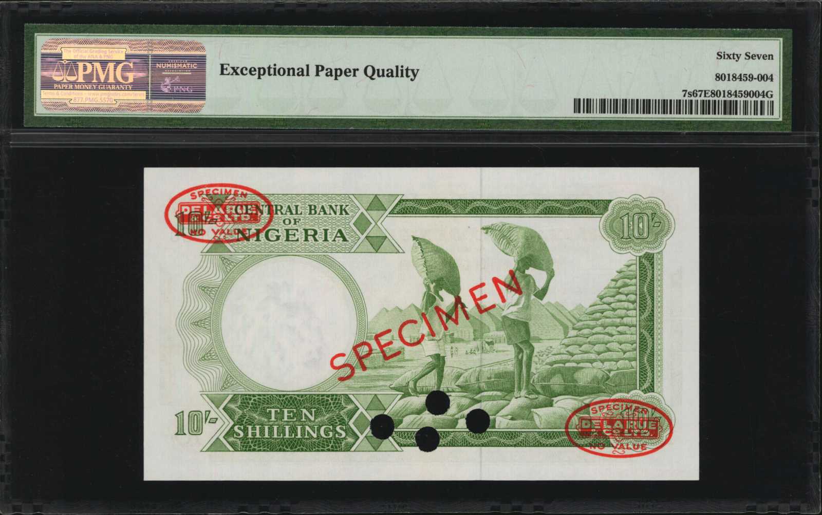 image for: Nigeria  10 shillings (B206as2)