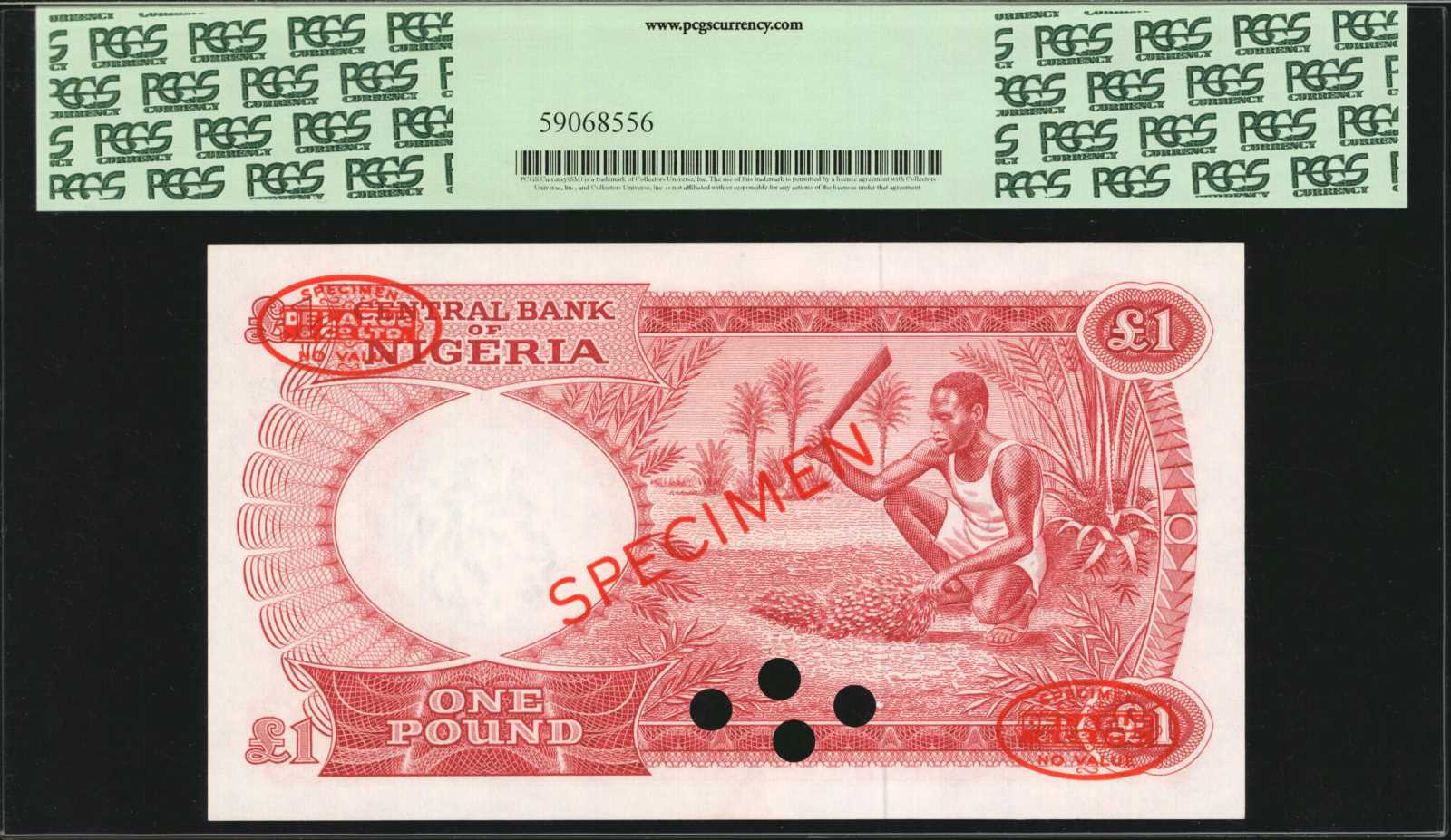 image for: Nigeria  1 pound (B207as2)