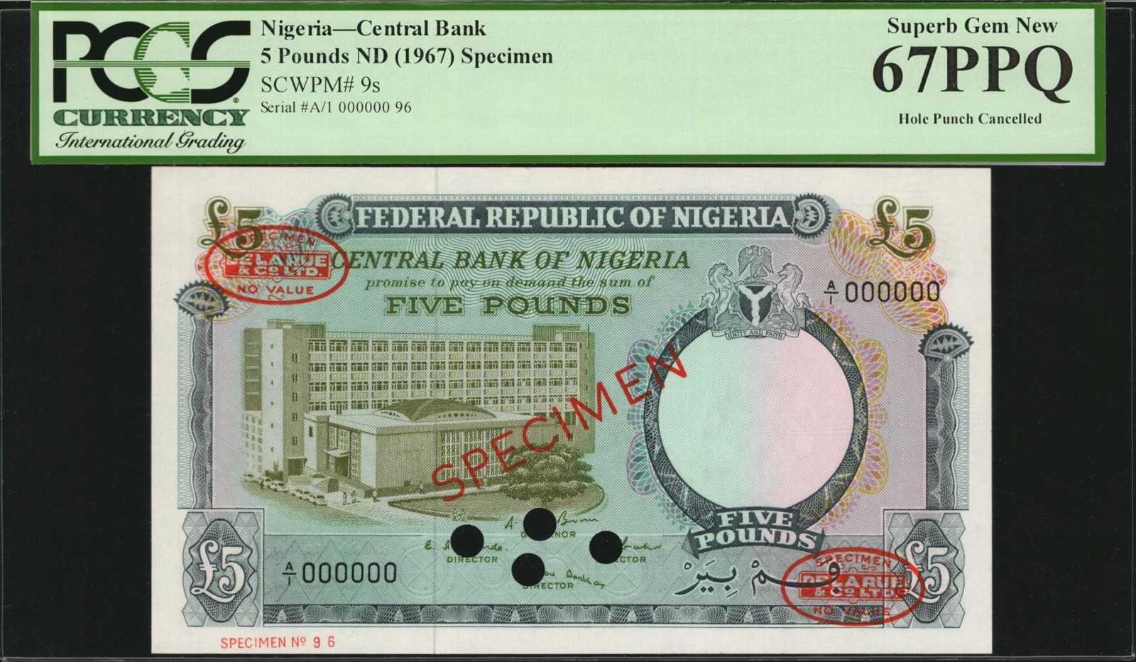 image for: Nigeria  5 pounds (B208as4)