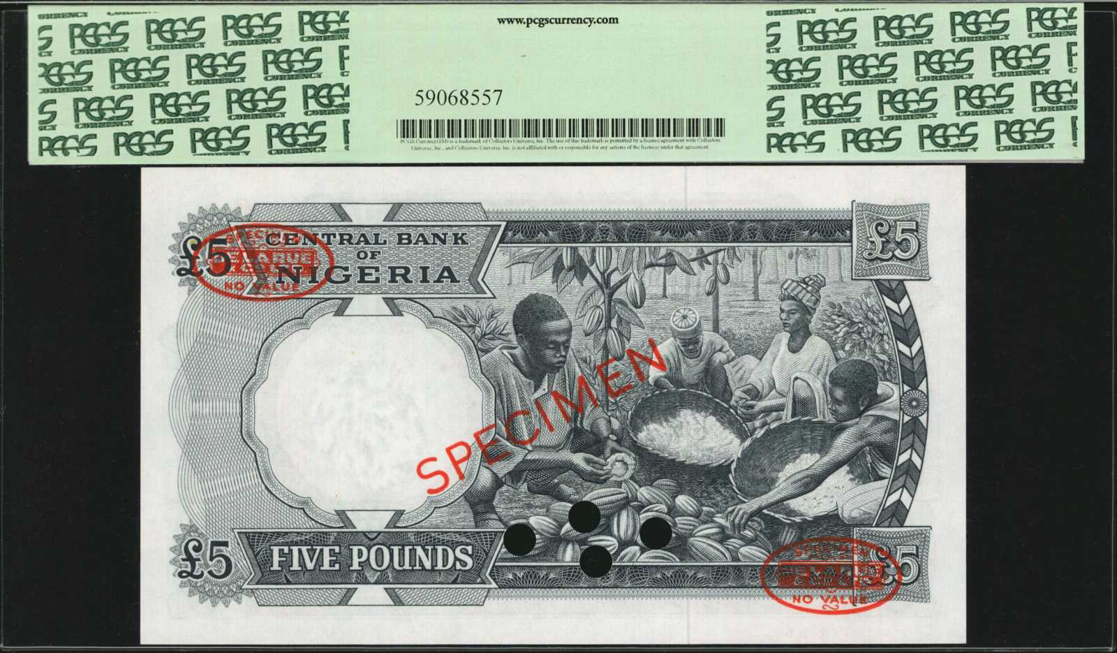 image for: Nigeria  5 pounds (B208as5)
