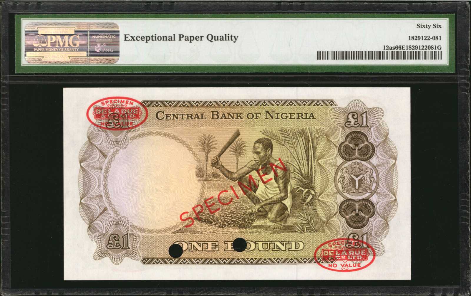 image for: Nigeria  1 pound (B211as2)