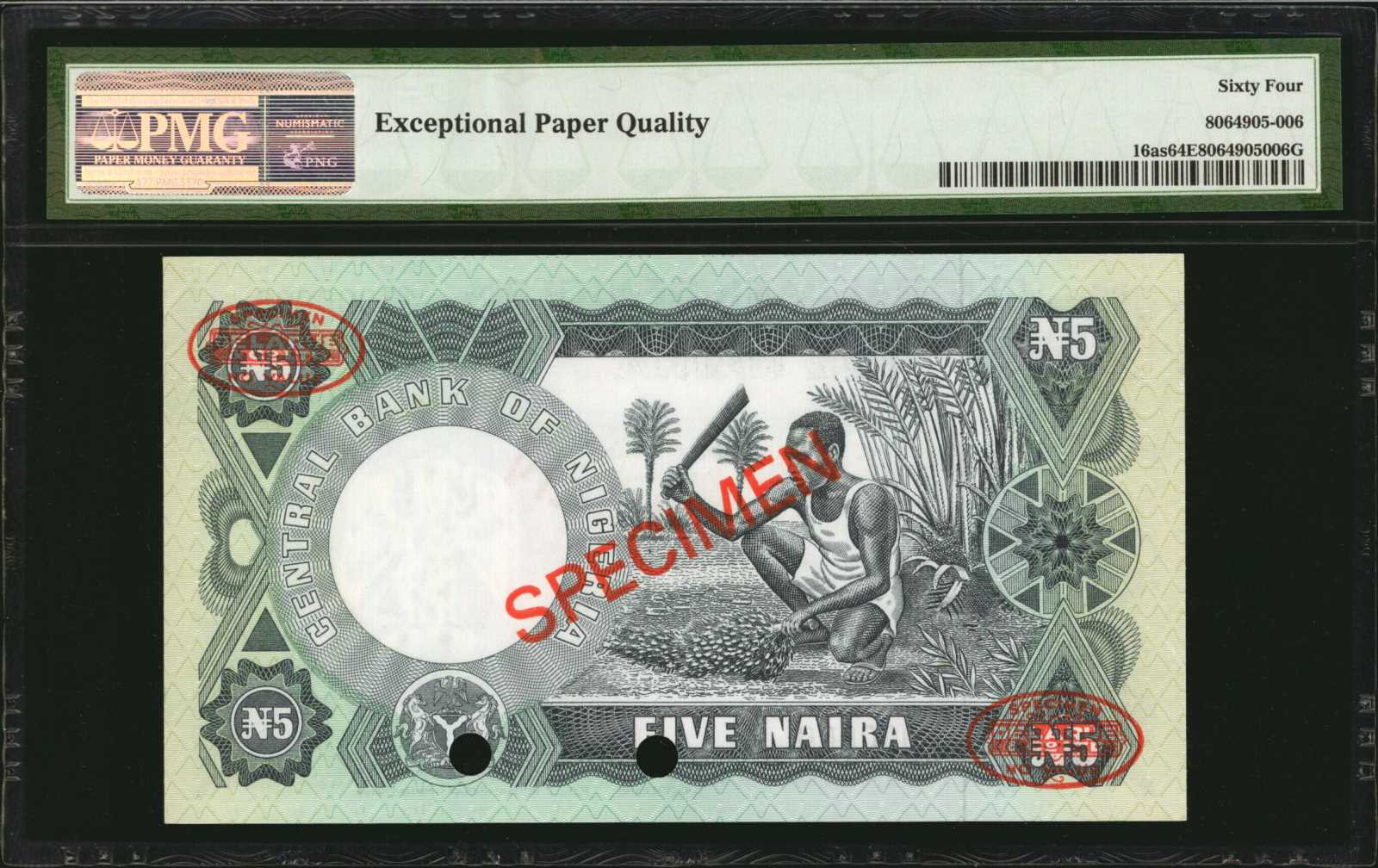 image for: Nigeria  10 naira (B216dz)