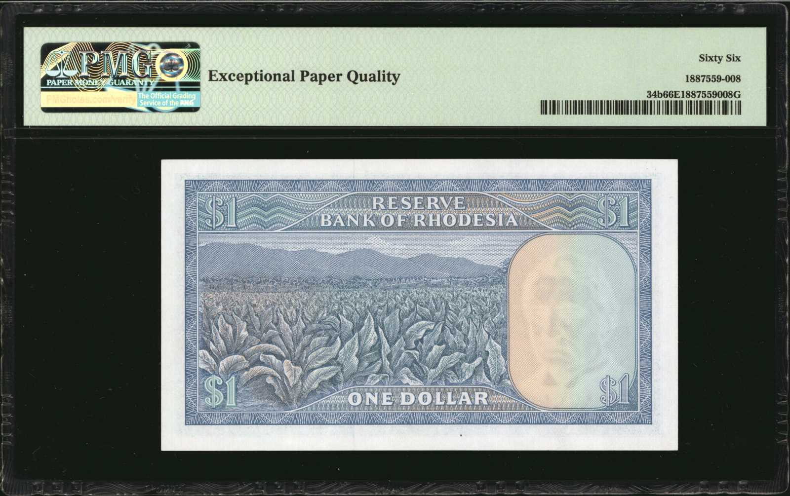 image for: Rhodesia  1 dollar(B107n)