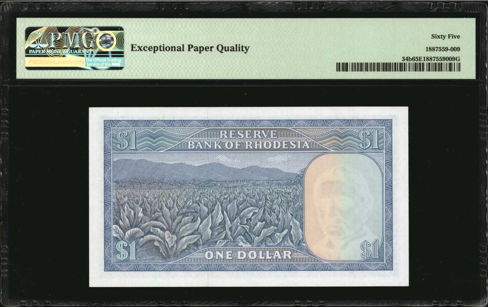 image for: Rhodesia  1 dollar(B107n)
